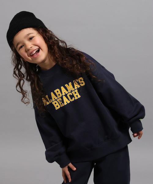 GEORGE'S(ジョージズ)の「【KIDS】ロゴスウェットクルー(スウェット・キッズ・杢グレー/ネイビー/オフホワイト・110cm/130cm/150cm)」の1枚目の写真