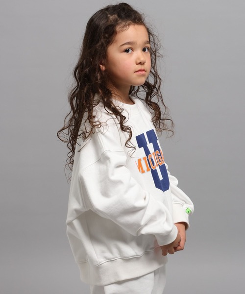 GEORGE'S(ジョージズ)の「【KIDS】ロゴスウェットクルー(スウェット・キッズ・杢グレー/ネイビー/オフホワイト・110cm/130cm/150cm)」の8枚目の写真