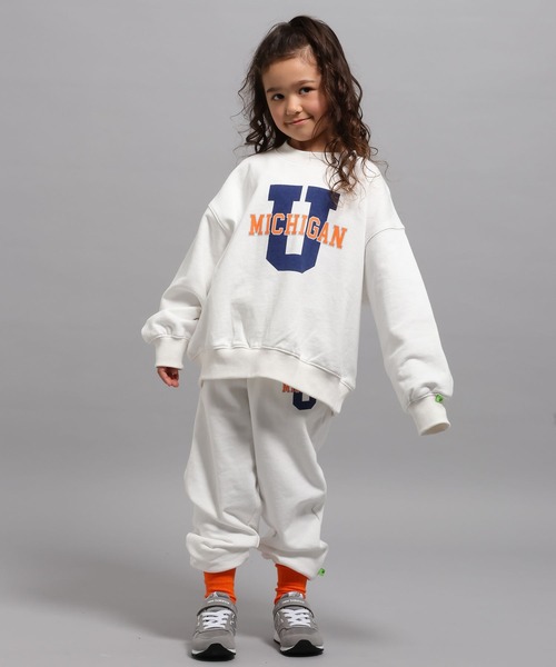 GEORGE'S(ジョージズ)の「【KIDS】ロゴスウェットクルー(スウェット・キッズ・杢グレー/ネイビー/オフホワイト・110cm/130cm/150cm)」の4枚目の写真