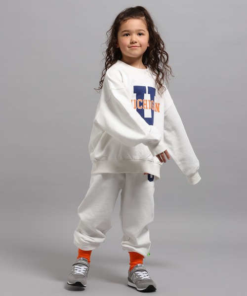 GEORGE'S(ジョージズ)の「【KIDS】ロゴスウェットクルー(スウェット・キッズ・杢グレー/ネイビー/オフホワイト・110cm/130cm/150cm)」の5枚目の写真