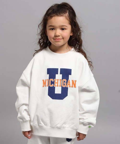 GEORGE'S(ジョージズ)の「【KIDS】ロゴスウェットクルー(スウェット・キッズ・杢グレー/ネイビー/オフホワイト・110cm/130cm/150cm)」の7枚目の写真