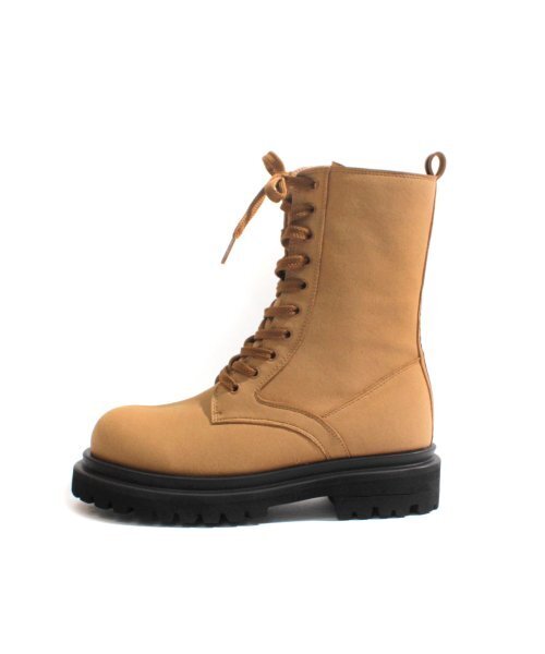 SHOEHI(シューハイ)の「キャメルシャムドレースアップウォーカーブーツ_B3515(2Colors)(ブーツ・レディース・ブラック/キャメル・24cm/24.5cm/22.5cm/23cm/23.5cm)」の7枚目の写真