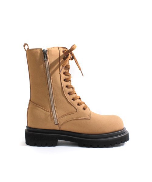 SHOEHI(シューハイ)の「キャメルシャムドレースアップウォーカーブーツ_B3515(2Colors)(ブーツ・レディース・ブラック/キャメル・24cm/24.5cm/22.5cm/23cm/23.5cm)」の9枚目の写真