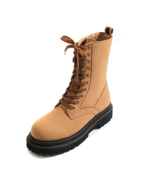 SHOEHI(シューハイ)の「キャメルシャムドレースアップウォーカーブーツ_B3515(2Colors)(ブーツ・レディース・ブラック/キャメル・24cm/24.5cm/22.5cm/23cm/23.5cm)」の12枚目の写真
