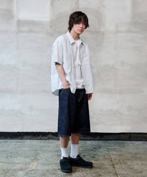 DENMADE(デンメイド)の「DEN0891 Mid-Indigo Selvedge Bermuda Pants(その他パンツ・メンズ・その他・S/M/L/XL)」の3枚目の写真
