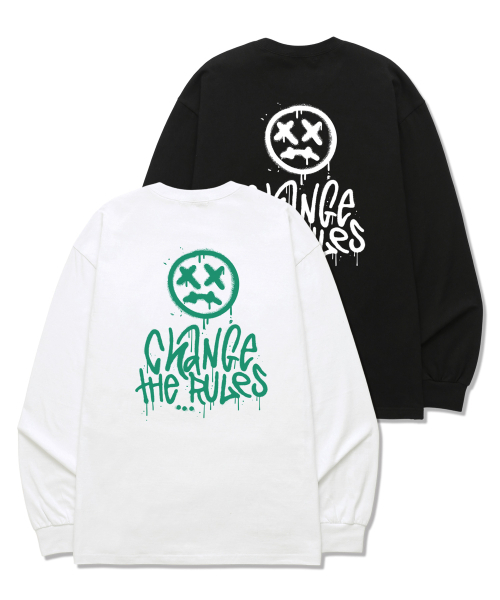 OUSE(オウズ)の「CHANGE THE RULES ロングスリーブ (DLS030) ホワイト(Tシャツ/カットソー・レディース・その他・SMALL/MEDIUM/LARGE/X-LARGE/XX-LARGE)」の4枚目の写真