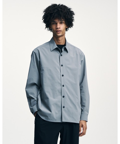 SOPHNET.（ソフネット）の「EX. EDUVACATION SHIRT（シャツ/ブラウス・メンズ・グレー/ブラック・5/4/3/2/1）」の3枚目の写真