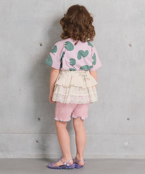 MARKEY'S(マーキーズ)の「Wガーゼシャーリングショートパンツ(その他パンツ・キッズ・ベージュ/ブラック/ピンク・150/140/130/110/100/120/90)」の9枚目の写真
