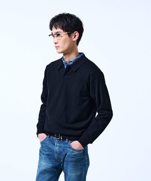 Daily Knit Polo Shirt / デイリーニットポロシャツ（シャツ/ブラウス