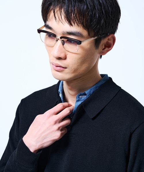 THE BOLDMAN(ザ ボールドマン)の「Daily Knit Polo Shirt / デイリーニットポロシャツ(シャツ/ブラウス・メンズ・グレイッシュベージュ/ブラック/パープル・LARGE/MEDIUM)」の17枚目の写真