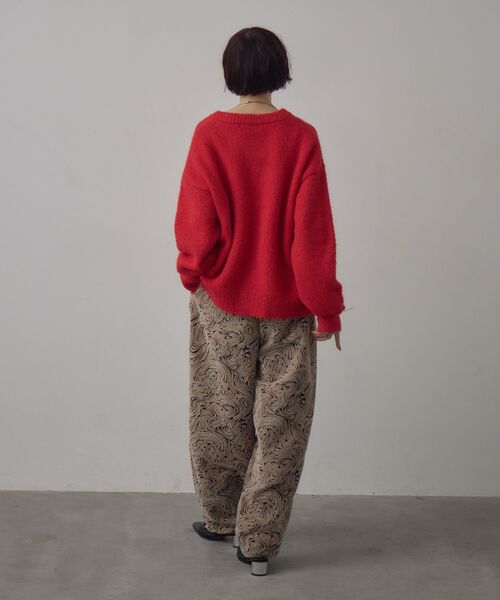 kivi（キヴィ）の「ヘンリーネックニット（ニット/セーター・レディース・ダークブルー/レッド/ブラウン・FREE）」の17枚目の写真