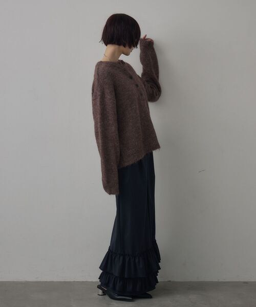 kivi（キヴィ）の「ヘンリーネックニット（ニット/セーター・レディース・ダークブルー/レッド/ブラウン・FREE）」の21枚目の写真