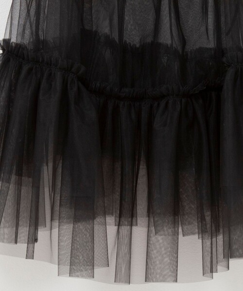 NOLLEY’S Sophi（ノーリーズソフィ）の「ウォッシャブルチュール2WAYブラウス（キャミソール・レディース・ブラック・38）」の11枚目の写真