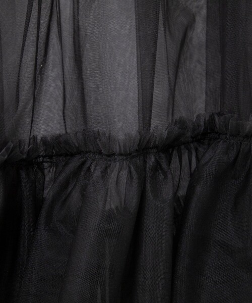 NOLLEY’S Sophi（ノーリーズソフィ）の「ウォッシャブルチュール2WAYブラウス（キャミソール・レディース・ブラック・38）」の14枚目の写真