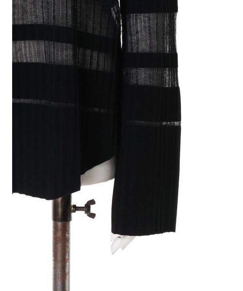 UN3D.(アンスリード)の「COLOR BLOCK PLEATS KNIT / カラーブロックプリーツニット(ニット/セーター・レディース・ブラック/ブルー/ターコイズブルー・36/38)」の16枚目の写真