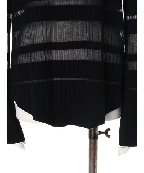 セール】COLOR BLOCK PLEATS KNIT / カラーブロックプリーツニット