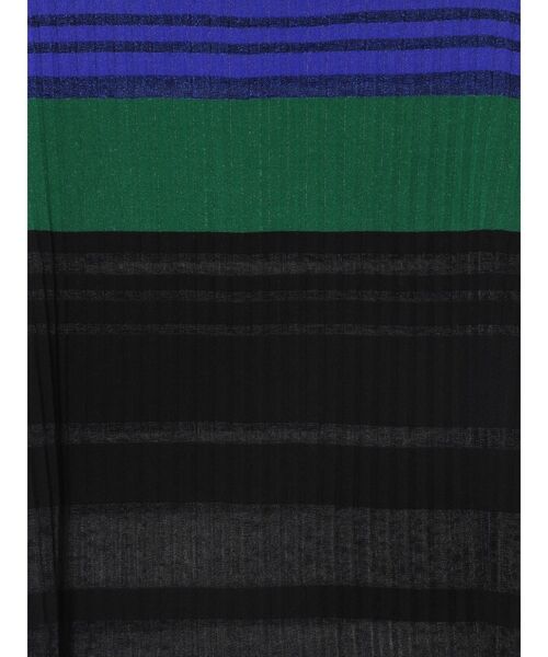 UN3D.(アンスリード)の「COLOR BLOCK PLEATS KNIT / カラーブロックプリーツニット(ニット/セーター・レディース・ブラック/ブルー/ターコイズブルー・36/38)」の18枚目の写真