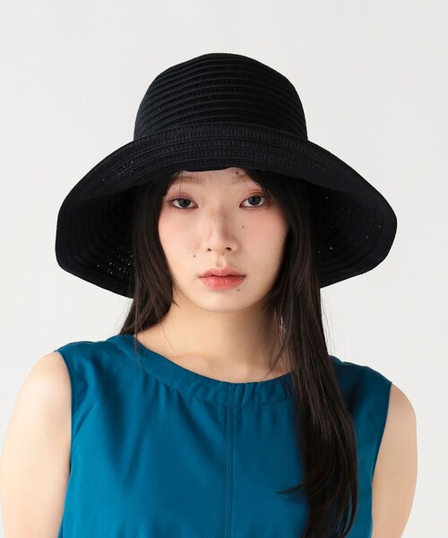 BEAMS HEART(ビームスハート)の「ブレード ハット(ハット・レディース・ベージュ/ナチュラル/ブラック・ONE SIZE)」の5枚目の写真