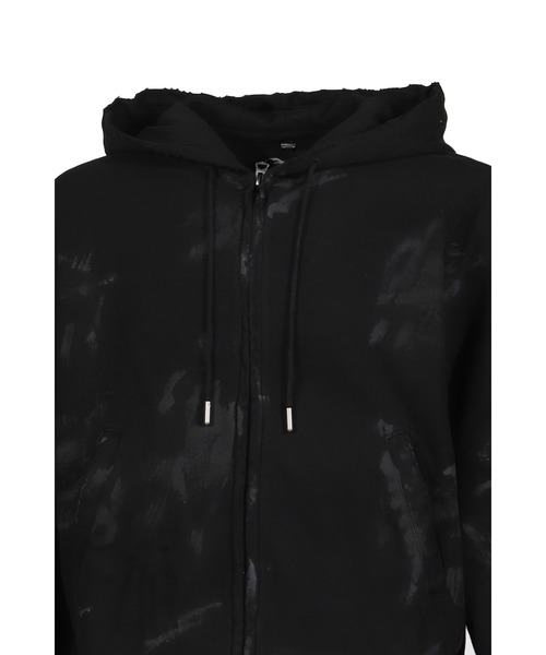 NUBIAN（ヌビアン）の「DEMENTOR HOODIE ZIPUP（パーカー・メンズ・ブラック・MEDIUM）」の4枚目の写真