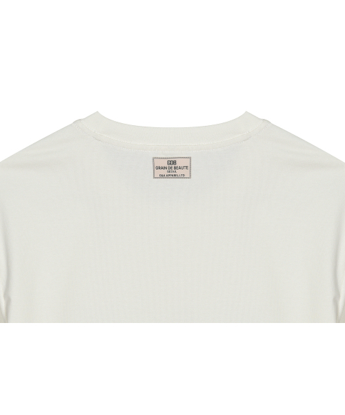 GRAIN DE BEAUTE（グランデボーテ）の「NEO T-SHIRT 01 [BEIGE]（Tシャツ/カットソー・レディース・ベージュ・S/M/L/XL）」の4枚目の写真