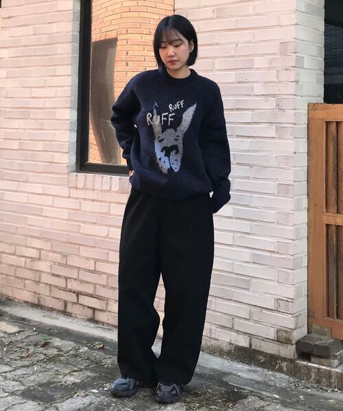 DNSR(ディーエヌエスアール)の「パピージャガードニットネイビー(ニット/セーター・メンズ・その他・M/L/XL)」の8枚目の写真
