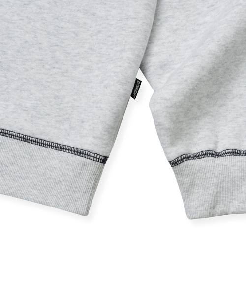 BROWNBREATH（ブラウンブレス）の「TAG APPLIQUE CREWNECK - ASH（スウェット・レディース・その他・S/M/L）」の6枚目の写真