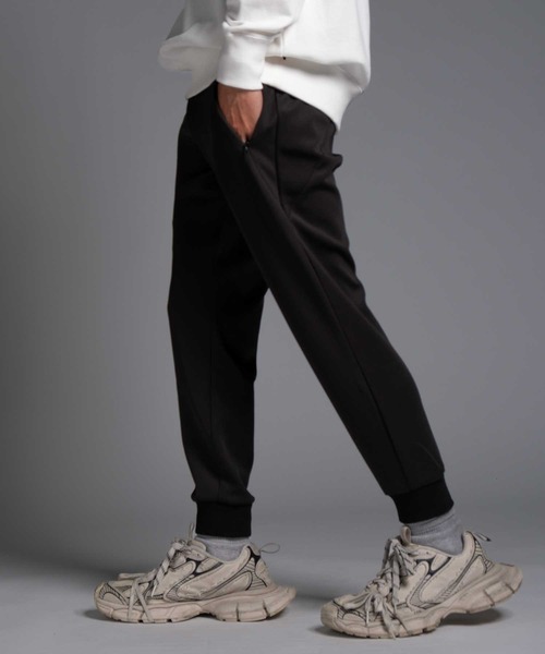 Felt-Maglietta（フェルトマリエッタ）の「[ROUXDI PERFE ルゥディパフィー]ジャージ素材テーパードパンツ（その他パンツ・メンズ・ブラック/キャメル・FREE）」の3枚目の写真