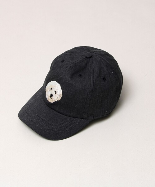 GLOSTER（グロスター）の「【カラー追加して再登場】WASHED DOG embroidery CAP（キャップ・メンズ・ベージュ系その他/ブルー系その他/ブラック系その他/グリーン系その他/ブラック系その他2/ブルー系その他2/グリーン系その他2/ベージュ系その他2・FREE）」の2枚目の写真