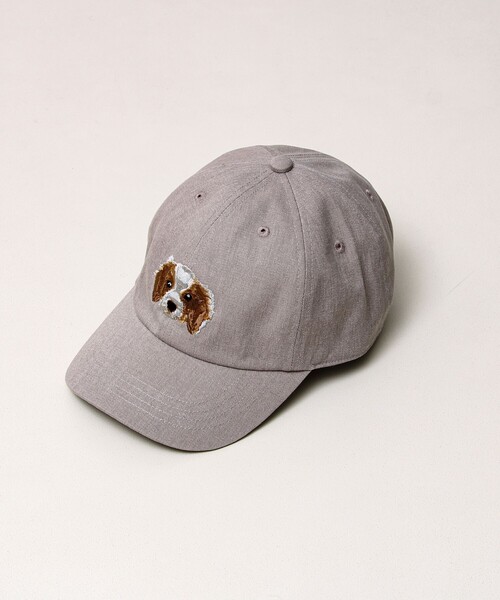 GLOSTER（グロスター）の「【カラー追加して再登場】WASHED DOG embroidery CAP（キャップ・メンズ・ベージュ系その他/ブルー系その他/ブラック系その他/グリーン系その他/ブラック系その他2/ブルー系その他2/グリーン系その他2/ベージュ系その他2・FREE）」の5枚目の写真