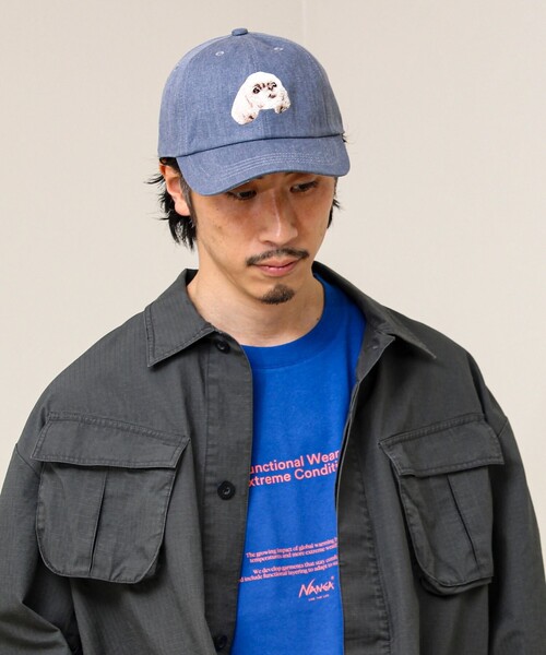 GLOSTER（グロスター）の「【カラー追加して再登場】WASHED DOG embroidery CAP（キャップ・メンズ・ベージュ系その他/ブルー系その他/ブラック系その他/グリーン系その他/ブラック系その他2/ブルー系その他2/グリーン系その他2/ベージュ系その他2・FREE）」の8枚目の写真