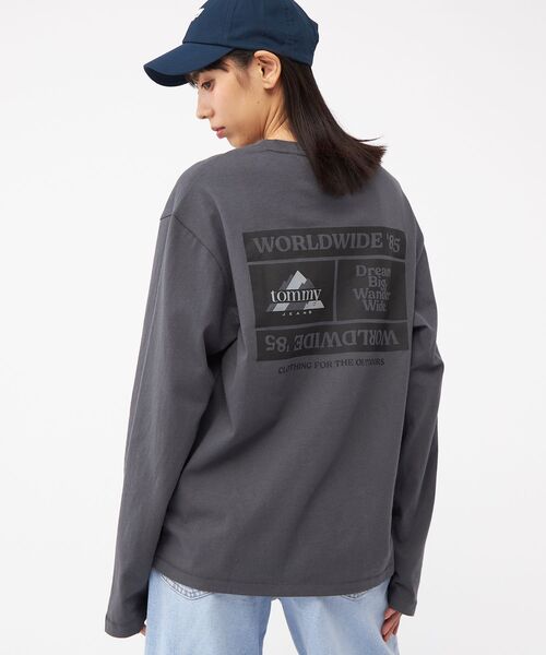 リラックスピークスロングスリーブTシャツ（Tシャツ/カットソー