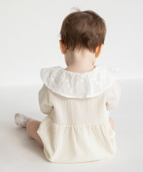 BRANSHES（ブランシェス）の「【お花シリーズ】襟付きカバーオール（その他ベビー用品・キッズ・イエロー/アイボリー・70/80）」の17枚目の写真