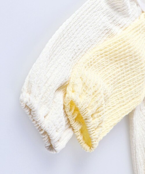 BRANSHES（ブランシェス）の「【お花シリーズ】襟付きカバーオール（その他ベビー用品・キッズ・イエロー/アイボリー・70/80）」の15枚目の写真