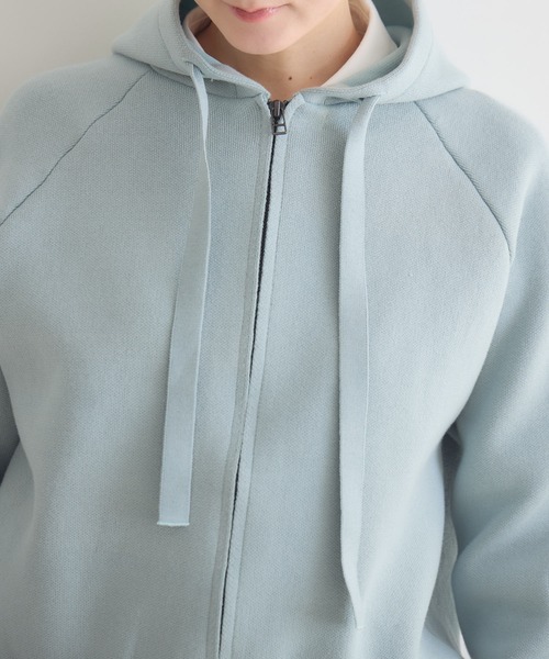 KATHARINE ROSS(キャサリンロス)の「【KATHARINE ROSS】ZIP接結ニットパーカ(ニット/セーター・レディース・ライトグレー/ライトブルー/イエロー・FREE)」の22枚目の写真