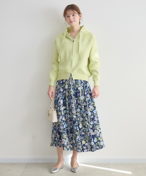 KATHARINE ROSS(キャサリンロス)の「【KATHARINE ROSS】ZIP接結ニットパーカ(ニット/セーター・レディース・ライトグレー/ライトブルー/イエロー・FREE)」の10枚目の写真