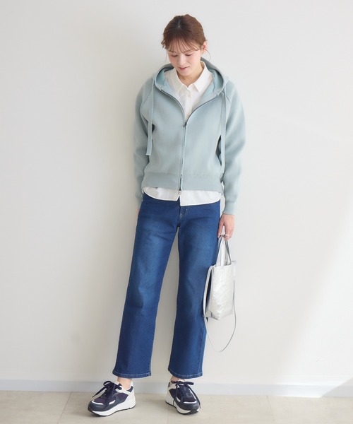 KATHARINE ROSS(キャサリンロス)の「【KATHARINE ROSS】ZIP接結ニットパーカ(ニット/セーター・レディース・ライトグレー/ライトブルー/イエロー・FREE)」の17枚目の写真