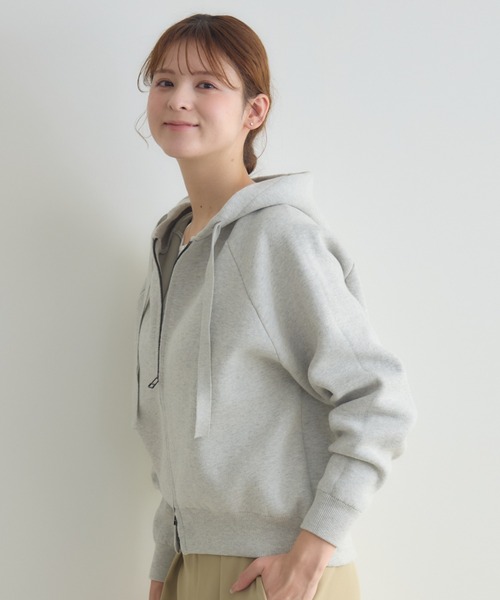 KATHARINE ROSS(キャサリンロス)の「【KATHARINE ROSS】ZIP接結ニットパーカ(ニット/セーター・レディース・ライトグレー/ライトブルー/イエロー・FREE)」の9枚目の写真