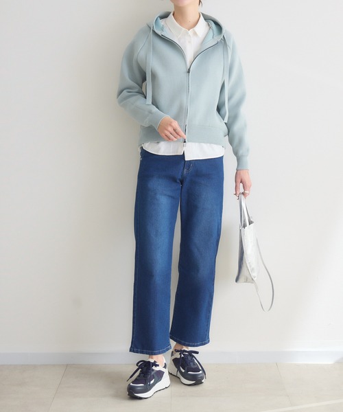 KATHARINE ROSS(キャサリンロス)の「【KATHARINE ROSS】ZIP接結ニットパーカ(ニット/セーター・レディース・ライトグレー/ライトブルー/イエロー・FREE)」の15枚目の写真