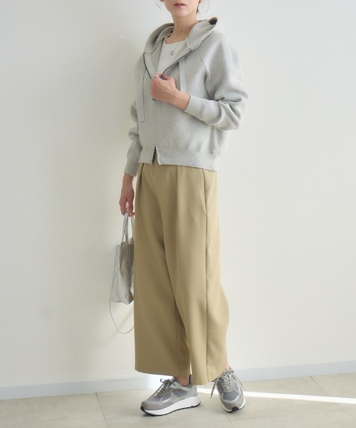 KATHARINE ROSS(キャサリンロス)の「【KATHARINE ROSS】ZIP接結ニットパーカ(ニット/セーター・レディース・ライトグレー/ライトブルー/イエロー・FREE)」の9枚目の写真
