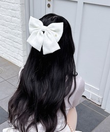 INGNI | ツイードリボンバレッタ(その他ヘアアクセサリー)