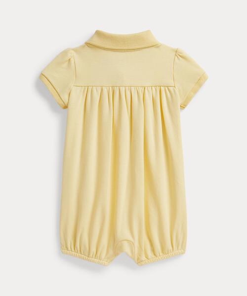 POLO RALPH LAUREN CHILDRENSWEAR(ポロ ラルフ ローレン チルドレンズウェア)の「インターロック バブル ポロ ショートオール(その他ベビーウェア・キッズ・イエロー・12M/6M/9M)」の5枚目の写真