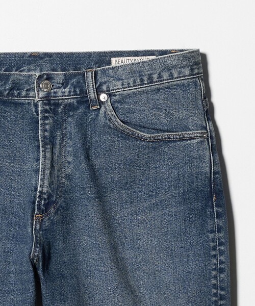 BEAUTY&YOUTH UNITED ARROWS(ビューティーアンドユースユナイテッドアローズ)の「L∞Plus シェービング 5ポケット デニム パンツ NO.3(デニムパンツ・メンズ・ネイビー/ブラック/コバルトブルー・28inch/30inch/34inch/32inch)」の5枚目の写真