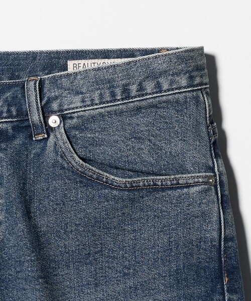 BEAUTY&YOUTH UNITED ARROWS(ビューティーアンドユースユナイテッドアローズ)の「L∞Plus シェービング 5ポケット デニム パンツ NO.3(デニムパンツ・メンズ・ネイビー/ブラック/コバルトブルー・28inch/30inch/34inch/32inch)」の7枚目の写真