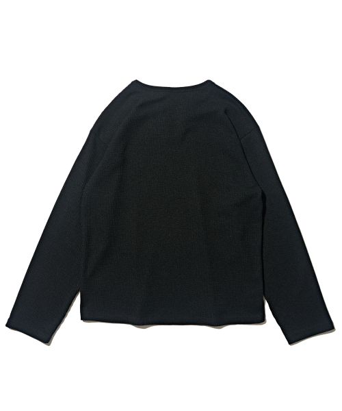 OTHERFITS（アザーフィッツ）の「ヴィンテージウェーブロングスリーブTシャツ（ブラック）（Tシャツ/カットソー・メンズ・その他・FREE）」の2枚目の写真