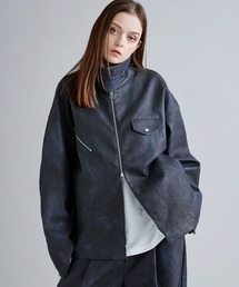 SOCCE（ソーシー）の「レザーブルゾン（ブルゾン）」