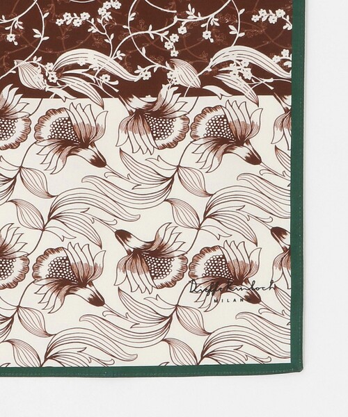UNITED ARROWS（ユナイテッドアローズ）の「＜Dieffe Kinloch＞Bicolor como flower ハンカチ（バンダナ/スカーフ・メンズ・ネイビー/ダークブラウン・FREE）」の8枚目の写真