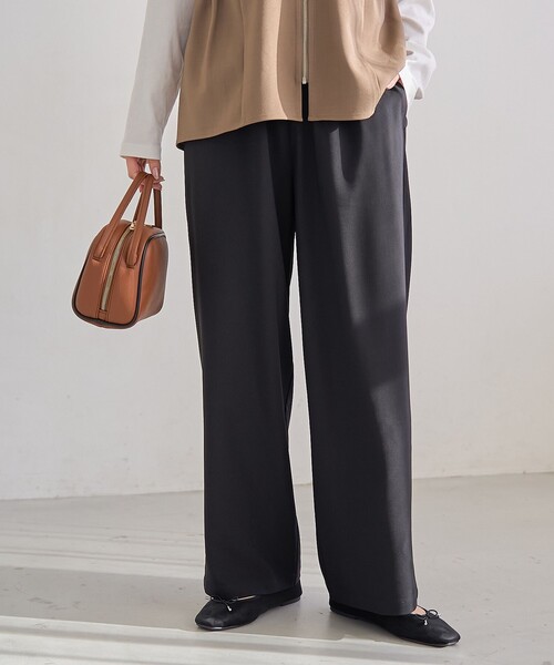とろさらイージーワイドパンツ（WEB限定サイズあり）（スラックス
