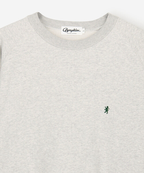 GYMPHLEX（ジムフレックス）の「Gymphlex | 長袖スウェットプルオーバー MEN（スウェット・メンズ・チャコール/ライトグレー・L/M）」の5枚目の写真