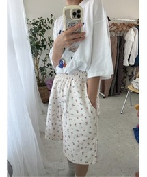 Flugge | 小花柄ツイルハーフパンツ(その他パンツ)