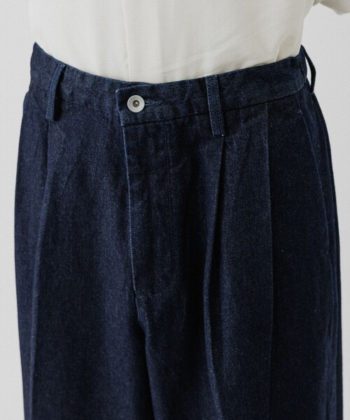 ADAM ET ROPE'（アダムエロペ）の「ワイド イージー デニムパンツ / ADAM ET ROPE' JEANS -GRID-（デニムパンツ・メンズ・ネイビー/ブラック系その他・M/L）」の7枚目の写真